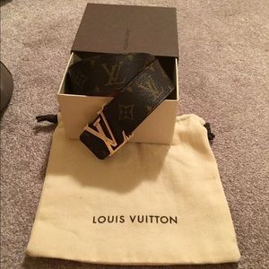 Louis Vuitton monogram belt